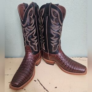 Nocona Legacy Collection Caiman Western Boots